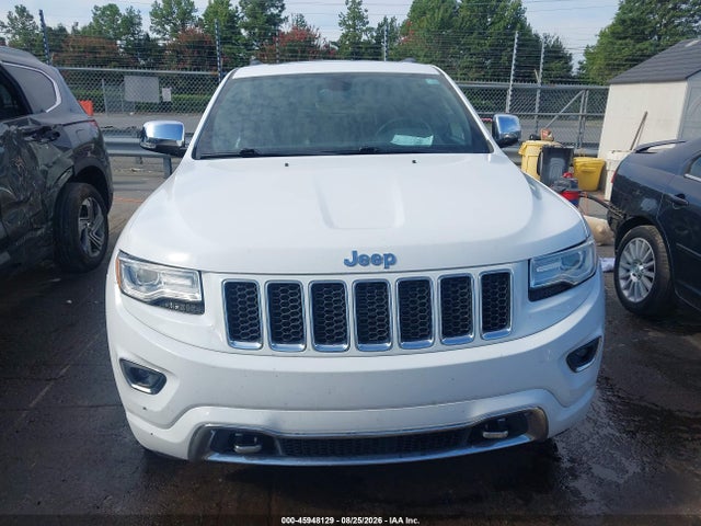 2015 Jeep Grand Cherokee Overland მანქანა იყიდება აუქციონზე, vin: 1C4RJFCG8FC665221, აუქციონის ნომერი: 45948129