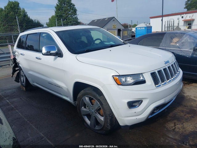 2015 Jeep Grand Cherokee Overland მანქანა იყიდება აუქციონზე, vin: 1C4RJFCG8FC665221, აუქციონის ნომერი: 45948129