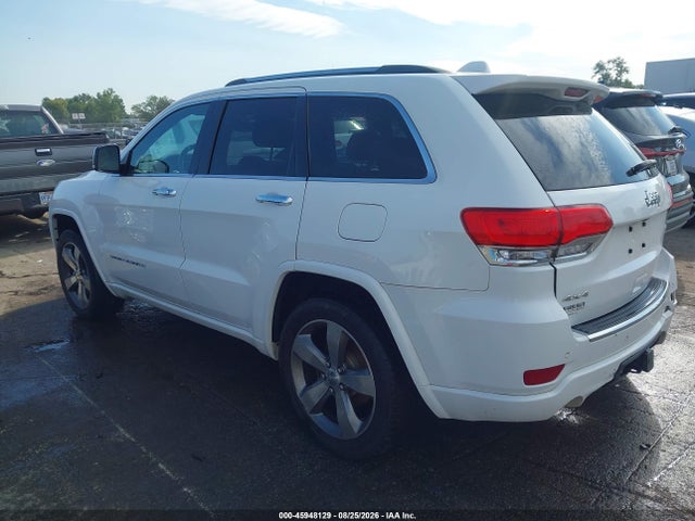 2015 Jeep Grand Cherokee Overland მანქანა იყიდება აუქციონზე, vin: 1C4RJFCG8FC665221, აუქციონის ნომერი: 45948129