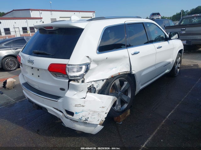 2015 Jeep Grand Cherokee Overland მანქანა იყიდება აუქციონზე, vin: 1C4RJFCG8FC665221, აუქციონის ნომერი: 45948129