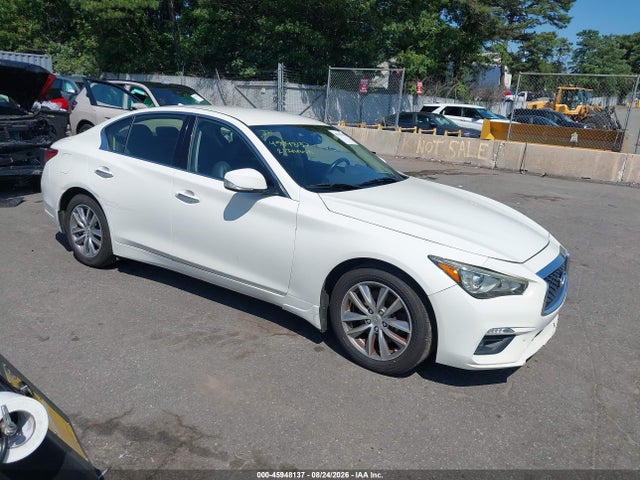 2021 Infiniti Q50 Pure Awd მანქანა იყიდება აუქციონზე, vin: JN1EV7AR8MM751653, აუქციონის ნომერი: 45948137