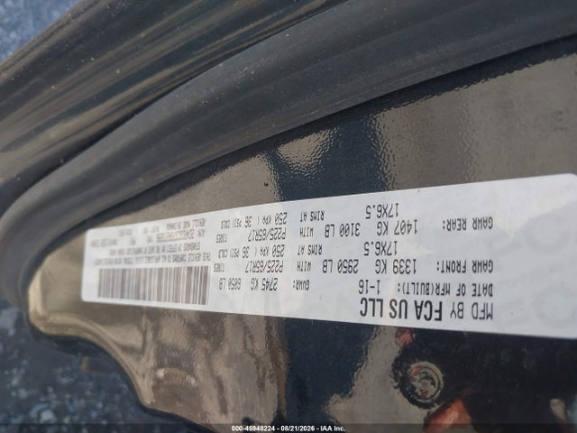 Продаж на аукціоні авто 2016 Dodge Grand Caravan Sxt, vin: 2C4RDGCG7GR273286, номер лоту: 45948224