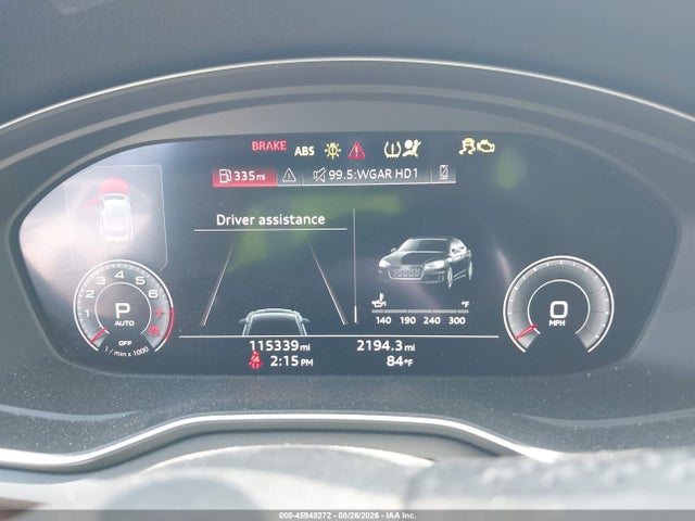 Продаж на аукціоні авто 2020 Audi A5 Sportback Premium Plus 45 Tfsi Quattro S Tronic, vin: WAUCNCF52LA010768, номер лоту: 45948272