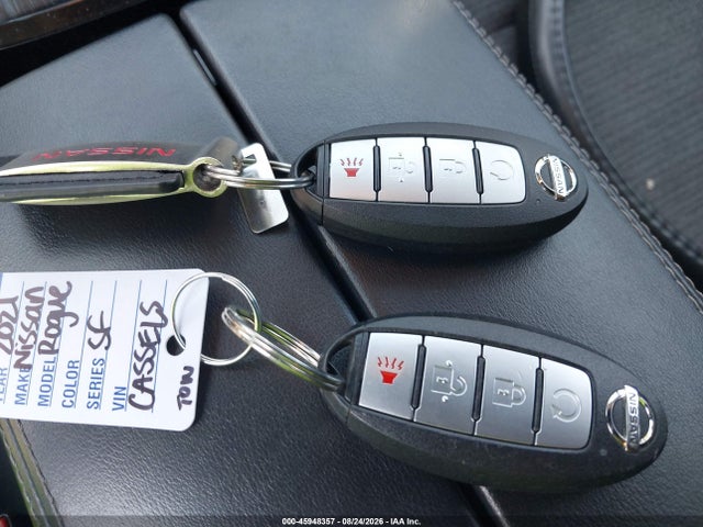 45948357 :رقم المزاد ، 5N1AT3BA1MC757685 vin ، 2021 Nissan Rogue Sv Fwd مزاد بيع