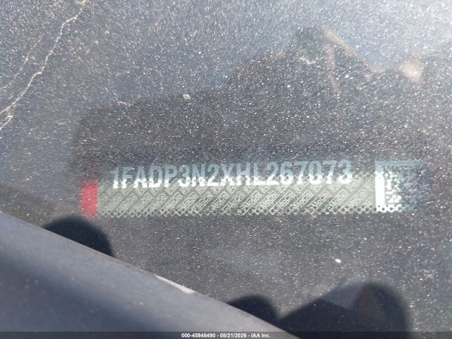 45948490 :رقم المزاد ، 1FADP3N2XHL267073 vin ، 2017 Ford Focus Titanium مزاد بيع