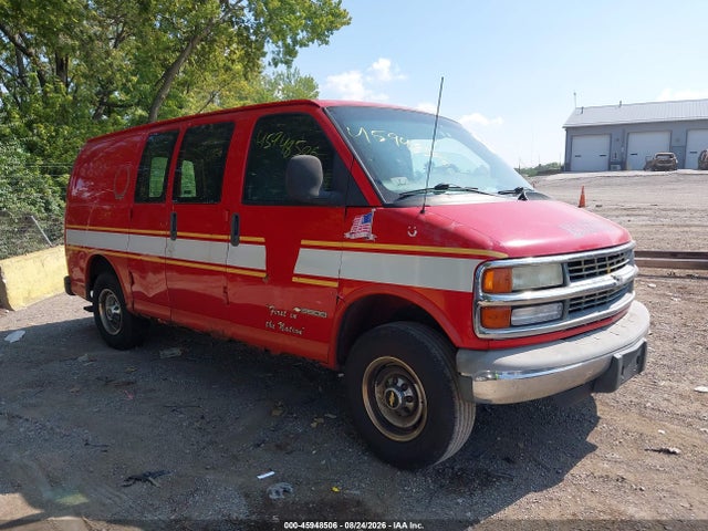 2002 Chevrolet Express მანქანა იყიდება აუქციონზე, vin: 1GCHG35R721143208, აუქციონის ნომერი: 45948506