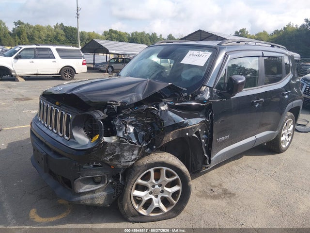 2016 Jeep Renegade Latitude მანქანა იყიდება აუქციონზე, vin: ZACCJBBT4GPE25660, აუქციონის ნომერი: 45948517