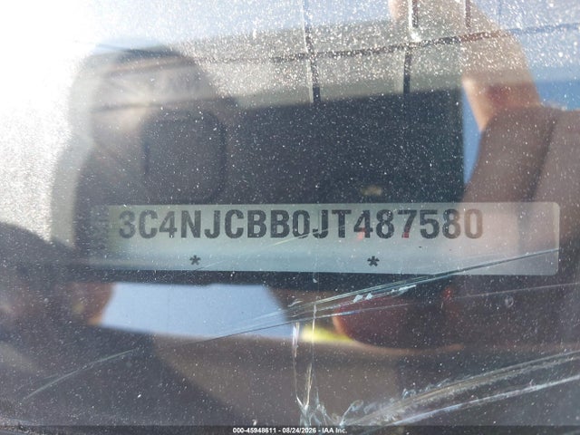 45948611 :رقم المزاد ، 3C4NJCBB0JT487580 vin ، 2018 Jeep Compass Sun And Wheel Fwd مزاد بيع