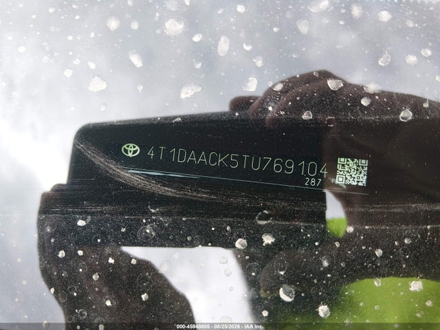 45948805 :رقم المزاد ، 4T1DAACK5TU769104 vin ، 2026 Toyota Camry Xse مزاد بيع