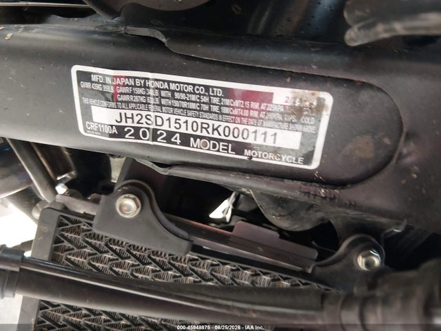 Honda Crf1000 A 2024 JH2SD1510RK000111 Image 10