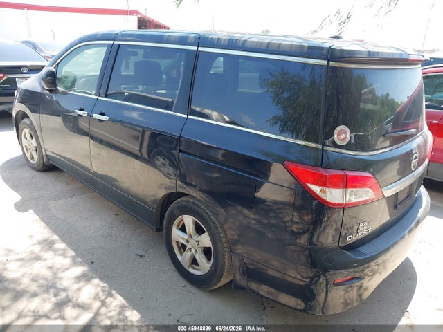 Продажа на аукционе авто 2013 Nissan Quest Sv, vin: JN8AE2KP9D9062921, номер лота: 45948899
