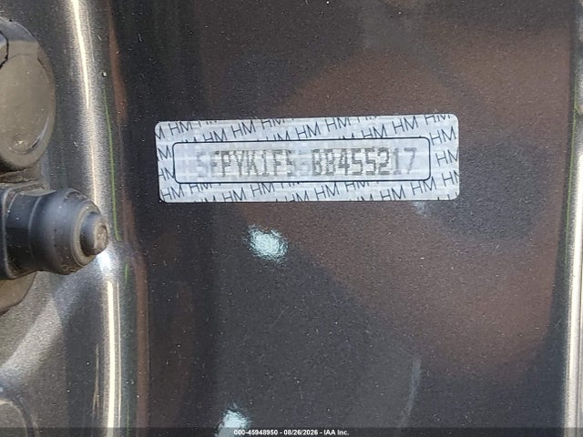 Aukcja sprzedaży 2011 Honda Ridgeline Rtl, vin: 5FPYK1F55BB455217, numer aukcji: 45948950
