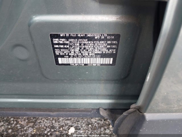 Aukcja sprzedaży 2016 Subaru Forester 2.5i Premium, vin: JF2SJAFC8GH538181, numer aukcji: 45949038