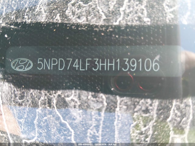 Aukcja sprzedaży 2017 Hyundai Elantra Se, vin: 5NPD74LF3HH139106, numer aukcji: 45949121