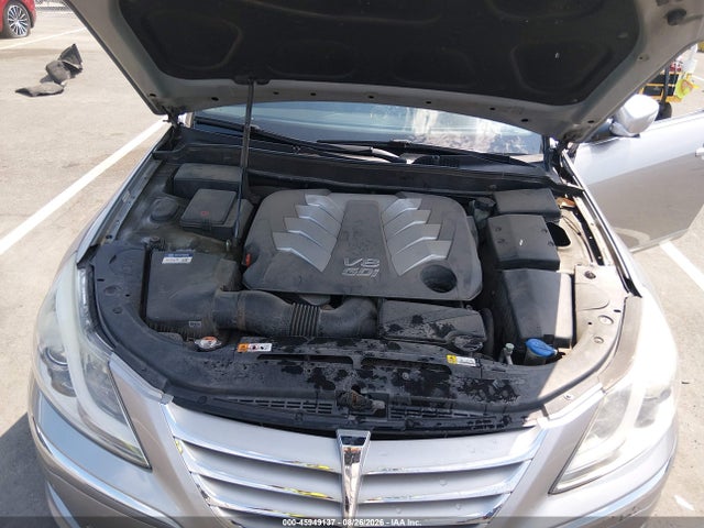 2013 Hyundai Genesis 5.0l მანქანა იყიდება აუქციონზე, vin: KMHGC4DH3DU241011, აუქციონის ნომერი: 45949137