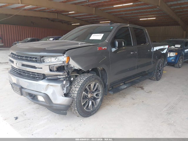 45949151 :رقم المزاد ، 3GCUYEETXMG180535 vin ، 2021 Chevrolet Silverado 1500 4wd  Short Bed Rst مزاد بيع