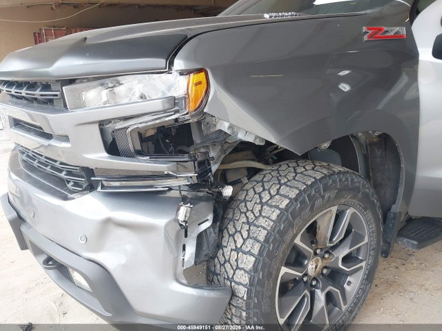 45949151 :رقم المزاد ، 3GCUYEETXMG180535 vin ، 2021 Chevrolet Silverado 1500 4wd  Short Bed Rst مزاد بيع