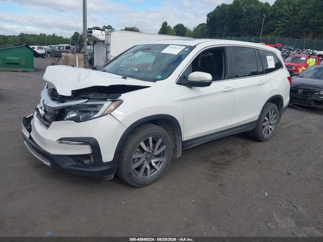 45949224 :رقم المزاد ، 5FNYF6H53MB060883 vin ، 2021 Honda Pilot Awd Ex-l مزاد بيع
