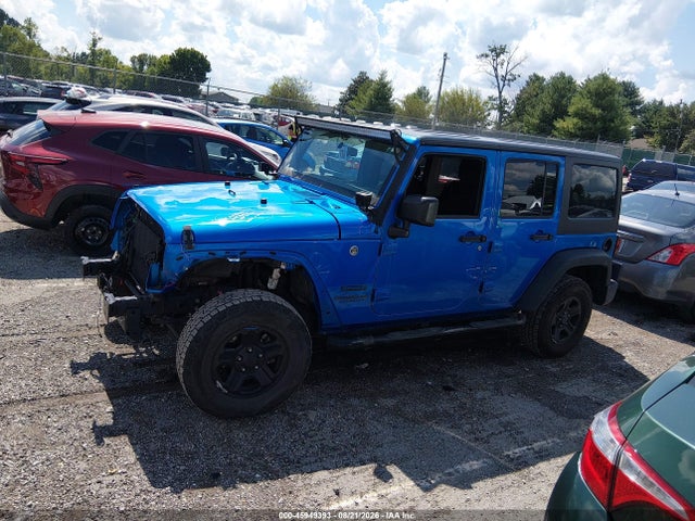 45949393 :رقم المزاد ، 1C4BJWDG8GL114546 vin ، 2016 Jeep Wrangler Unlimited Sport مزاد بيع