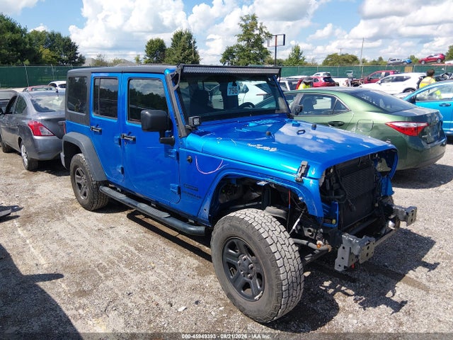 45949393 :رقم المزاد ، 1C4BJWDG8GL114546 vin ، 2016 Jeep Wrangler Unlimited Sport مزاد بيع