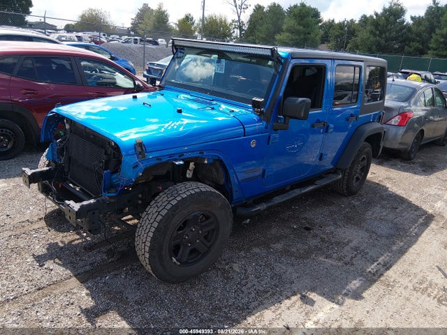 45949393 :رقم المزاد ، 1C4BJWDG8GL114546 vin ، 2016 Jeep Wrangler Unlimited Sport مزاد بيع
