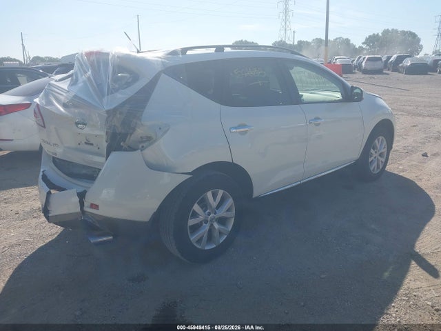 2014 Nissan Murano Sl მანქანა იყიდება აუქციონზე, vin: JN8AZ1MW5EW526633, აუქციონის ნომერი: 45949415