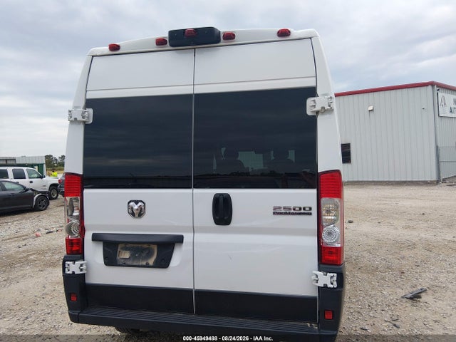 45949488 :رقم المزاد ، 3C6LRVDG7PE606010 vin ، 2023 Ram Promaster 2500 High Roof 159 Wb مزاد بيع