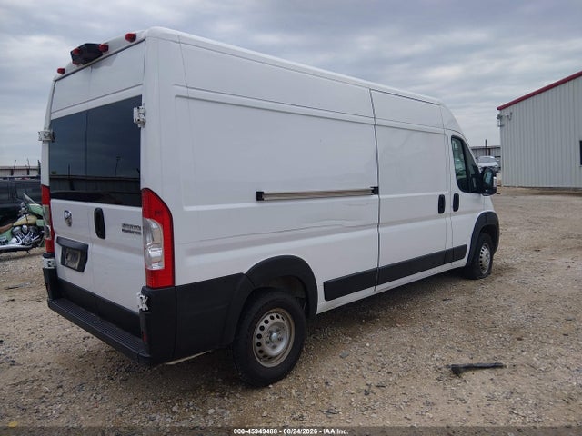 45949488 :رقم المزاد ، 3C6LRVDG7PE606010 vin ، 2023 Ram Promaster 2500 High Roof 159 Wb مزاد بيع