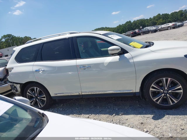 2017 Nissan Pathfinder Platinum მანქანა იყიდება აუქციონზე, vin: 5N1DR2MM9HC652914, აუქციონის ნომერი: 45949500