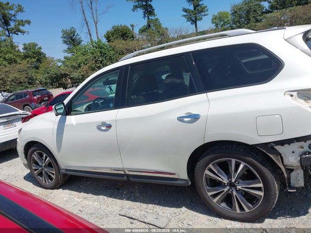 2017 Nissan Pathfinder Platinum მანქანა იყიდება აუქციონზე, vin: 5N1DR2MM9HC652914, აუქციონის ნომერი: 45949500