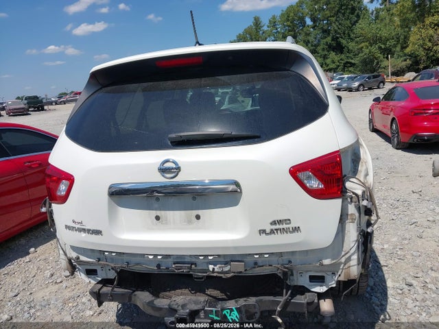 2017 Nissan Pathfinder Platinum მანქანა იყიდება აუქციონზე, vin: 5N1DR2MM9HC652914, აუქციონის ნომერი: 45949500