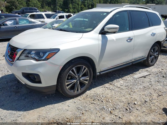 2017 Nissan Pathfinder Platinum მანქანა იყიდება აუქციონზე, vin: 5N1DR2MM9HC652914, აუქციონის ნომერი: 45949500