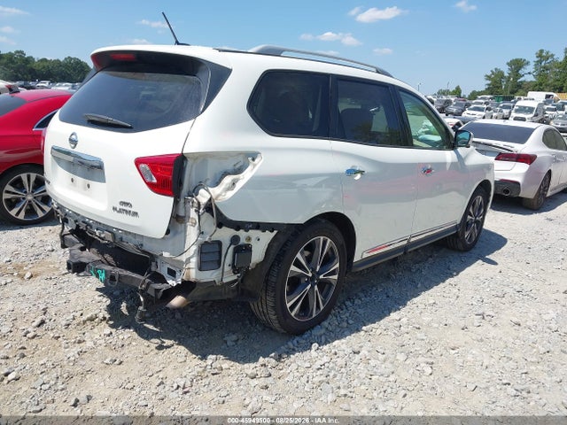 2017 Nissan Pathfinder Platinum მანქანა იყიდება აუქციონზე, vin: 5N1DR2MM9HC652914, აუქციონის ნომერი: 45949500