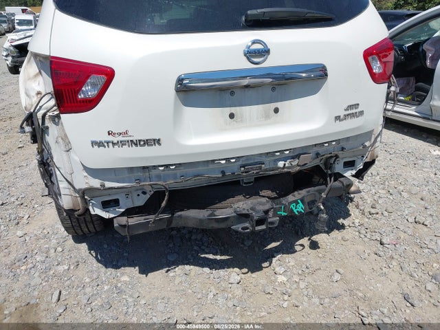 2017 Nissan Pathfinder Platinum მანქანა იყიდება აუქციონზე, vin: 5N1DR2MM9HC652914, აუქციონის ნომერი: 45949500