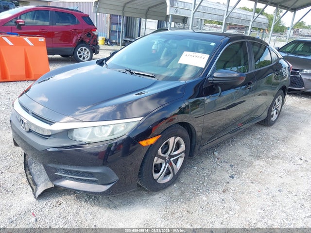 45949514 :رقم المزاد ، 19XFC2F51GE012448 vin ، 2016 Honda Civic Lx مزاد بيع