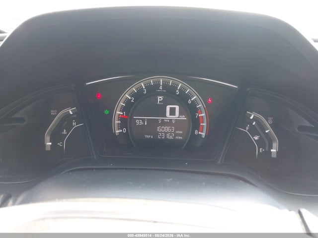 45949514 :رقم المزاد ، 19XFC2F51GE012448 vin ، 2016 Honda Civic Lx مزاد بيع
