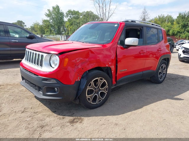 Aukcja sprzedaży 2018 Jeep Renegade Limited Fwd, vin: ZACCJADBXJPH54725, numer aukcji: 45949518