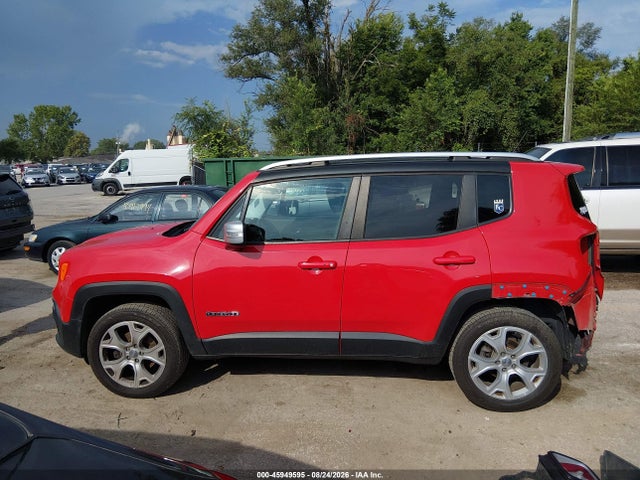 45949595 :رقم المزاد ، ZACCJBDBXHPG31023 vin ، 2017 Jeep Renegade Limited مزاد بيع