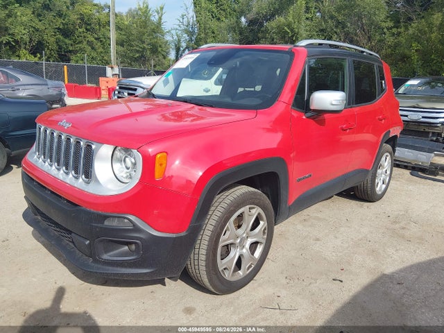 45949595 :رقم المزاد ، ZACCJBDBXHPG31023 vin ، 2017 Jeep Renegade Limited مزاد بيع