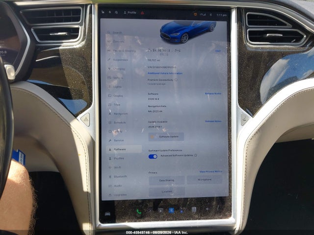 Tesla Model S P85 2014 5YJSA1H19EFP51146 Image 7
