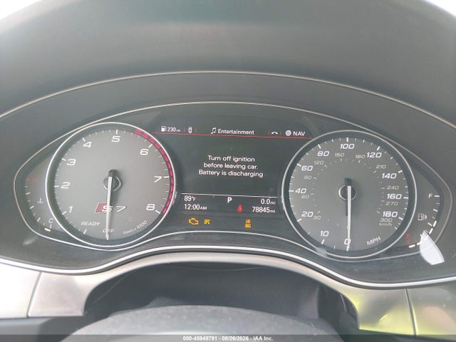 2017 Audi S7 4.0t Premium Plus მანქანა იყიდება აუქციონზე, vin: WAU2FAFC9HN017390, აუქციონის ნომერი: 45949791