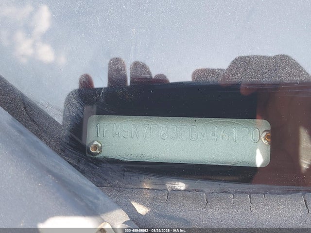 Продаж на аукціоні авто 2014 Ford Explorer Xlt, vin: 1FM5K7D83EGA46120, номер лоту: 45949862