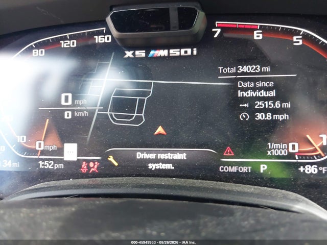 2021 Bmw X5 M50i მანქანა იყიდება აუქციონზე, vin: 5UXJU4C08M9G29116, აუქციონის ნომერი: 45949933