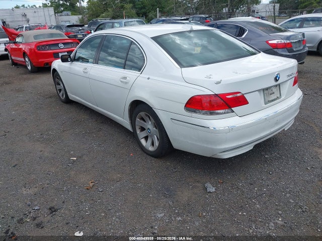 2008 Bmw 750li მანქანა იყიდება აუქციონზე, vin: WBAHN83548DT81945, აუქციონის ნომერი: 45949959