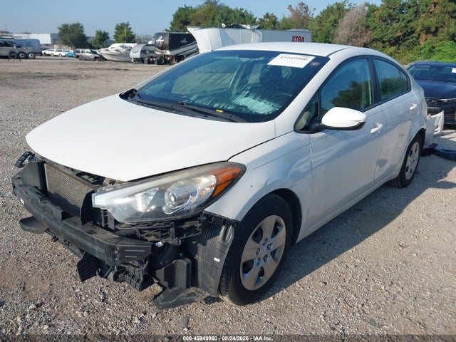 2016 Kia Forte Lx მანქანა იყიდება აუქციონზე, vin: KNAFK4A62G5517339, აუქციონის ნომერი: 45949960