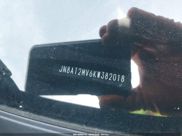 45950175 :رقم المزاد ، JN8AT2MV6KW382018 vin ، 2019 Nissan Rogue Sv مزاد بيع