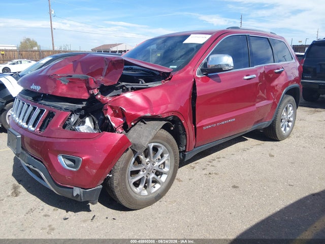 Продажа на аукционе авто 2015 Jeep Grand Cherokee Limited, vin: 1C4RJFBG8FC840486, номер лота: 45950308