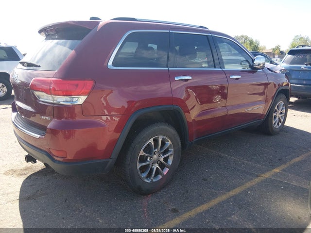 Продажа на аукционе авто 2015 Jeep Grand Cherokee Limited, vin: 1C4RJFBG8FC840486, номер лота: 45950308