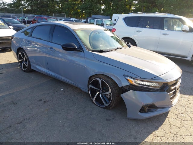 45950332 :رقم المزاد ، 1HGCV2F31MA022960 vin ، 2021 Honda Accord Sport 2.0t مزاد بيع