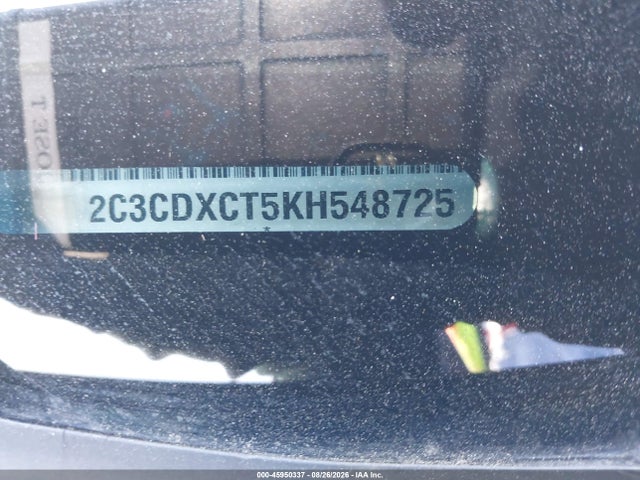 2C3CDXCT5KH548725 Dodge Charger R/t Rwd